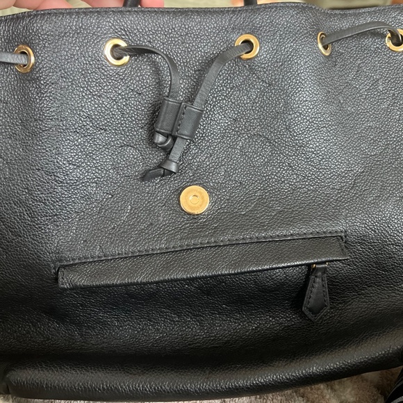 Louis Vuitton Black Empriente Leather "Montsouris" Backpack PM - Picture 2 of 2